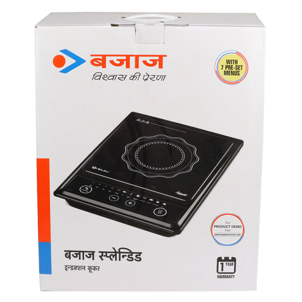 Bajaj Splendid Watt Induction Cooker Black Bajaj Atelier Yuwa