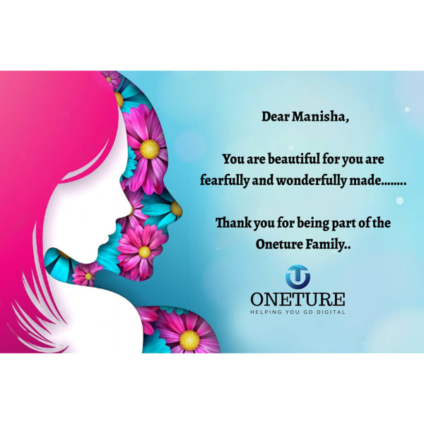 Buy Send Oneture Technologies Greeting Card Online Igp Jvs