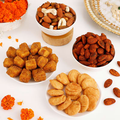 Buy Send Delightful Indulgence Karwa Chauth Gift Hamper Online Igp