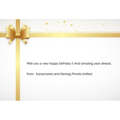 Buy Send KONECRANES AND DEMAG Greeting Card Online IGP JVS1272258