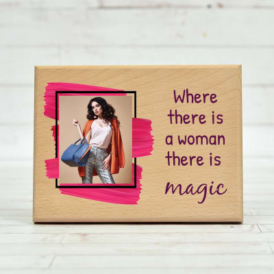 Personalized Wooden Photo Frame Gift Send Home Gifts Online L