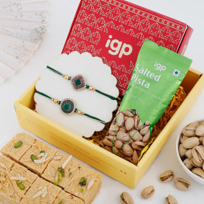 Buy Send Premium Rakhi Delights Hamper Online IGP JVS1260204