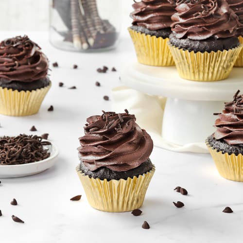 Divine Chocolate Cupcakes (Box of 6)