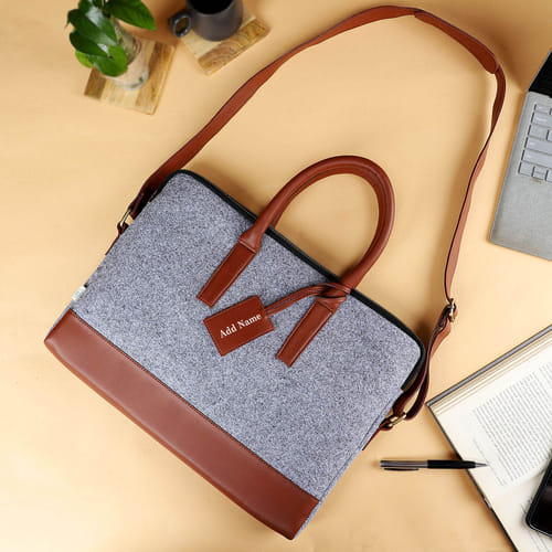 personalized laptop bag