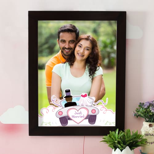 photo frames just married online