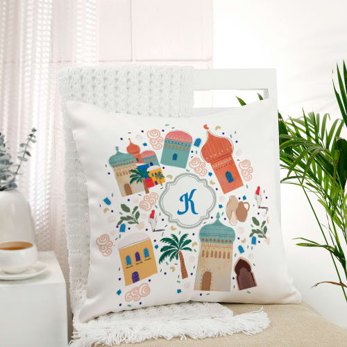 Mosque Domes Personalized Cushion