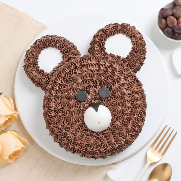 Beary Delight Semi-Fondant Cake (1 Kg)