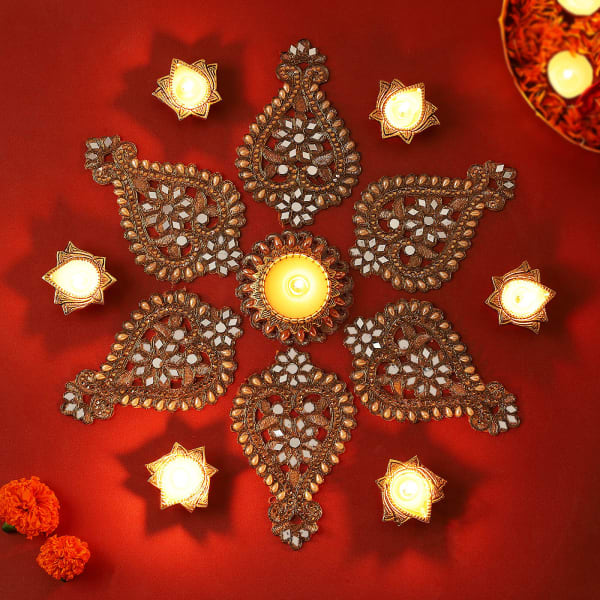 Diwali Necessities Rangoli Decor Set