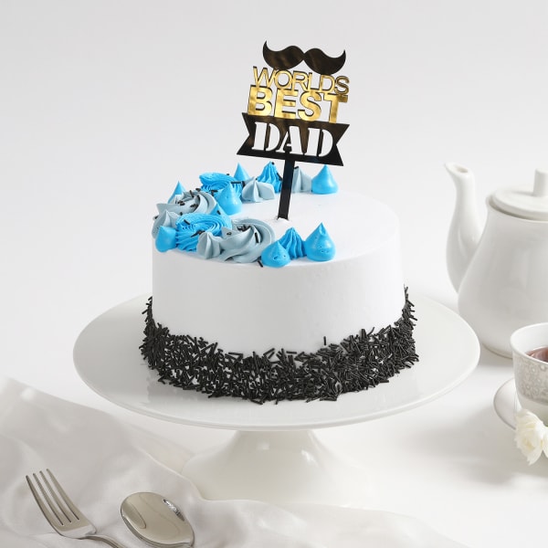 Father's Day Blue Bliss Cake (Half Kg)