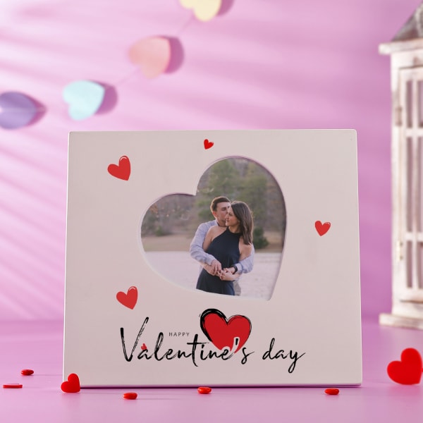 Happy Valentine's Personalized Wooden Frame