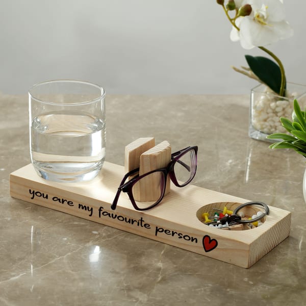 Personalized Wooden Desk Organizer