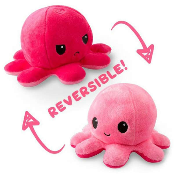 Reversible Octopus Plush Toy