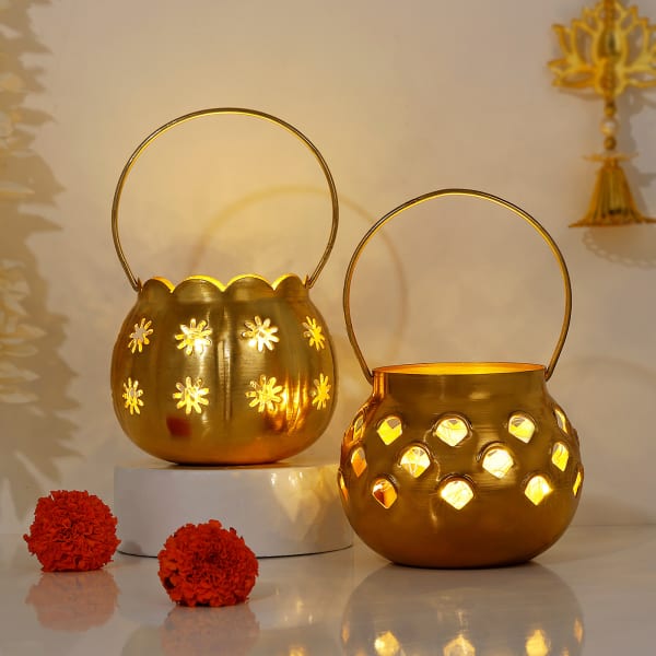 Set Of 2 Hanging Led Lamps