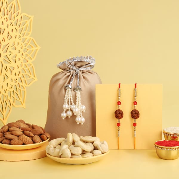 Set of 2 Health N Happiness Rakhi Hamper