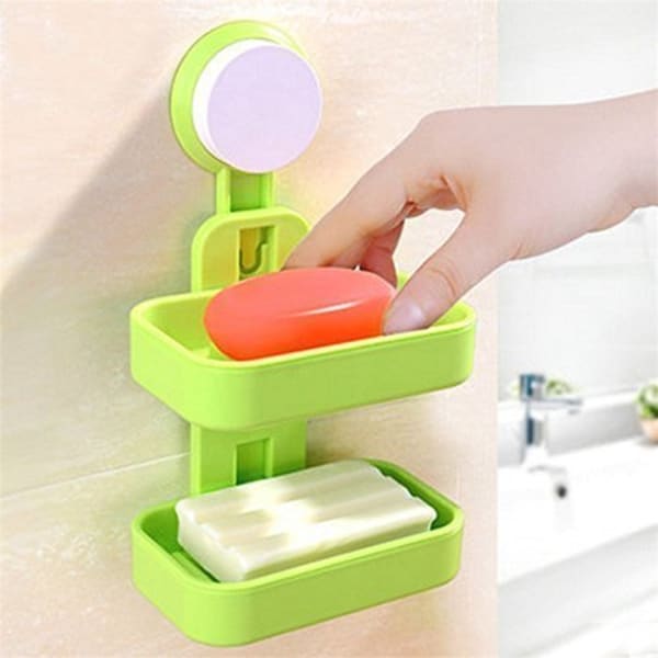 Soap Holder - Two Layered - Colorful - Single Piece
