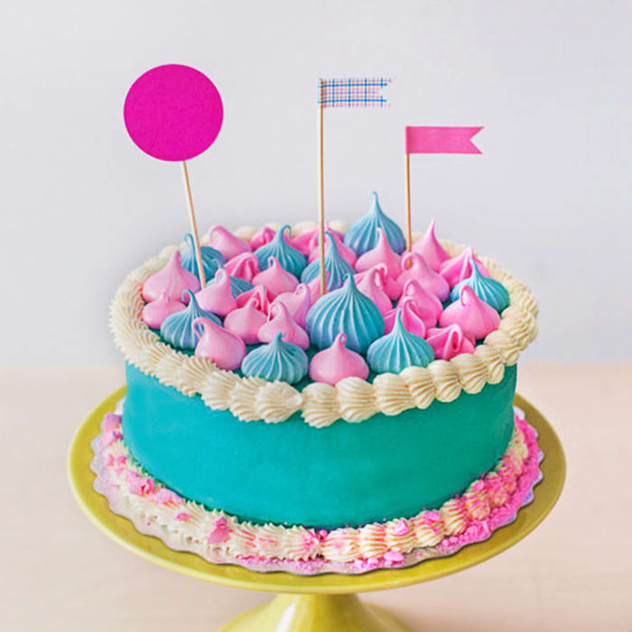 Rainbow Fondant Cake (3 Kg)