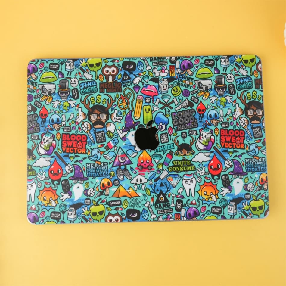 Buy/Send Abstract MacBook Skins Blue MacBook Pro 15 inch 2008 2011