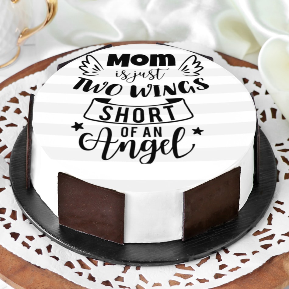 Christening Angel Cake - 2103 – Cakes and Memories Bakeshop