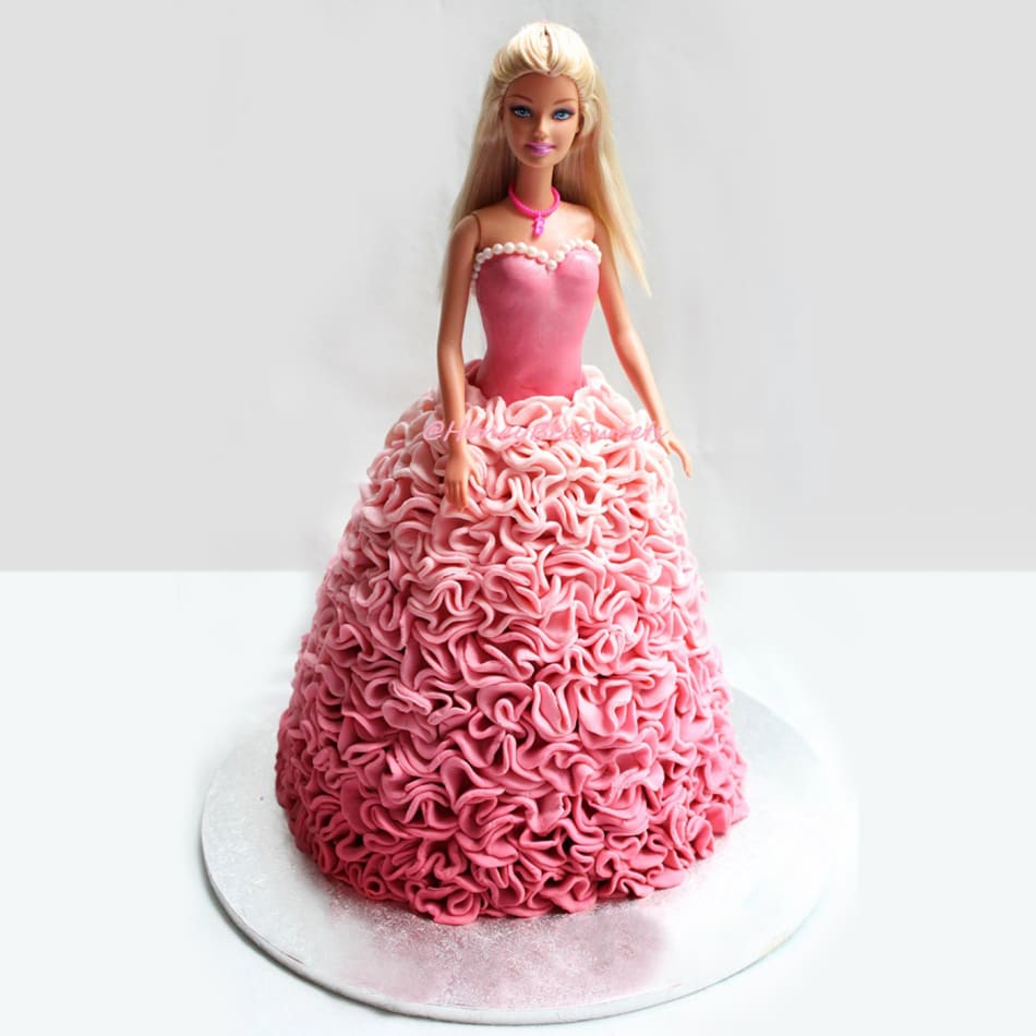 Barbie Birthday Cake Topper - Letterfy