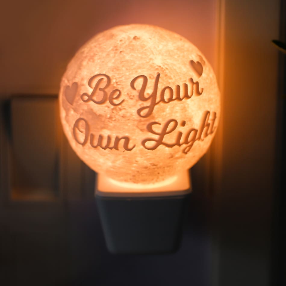 3D Print Moon Lamp LED Night Light – Myves | Home Appliances