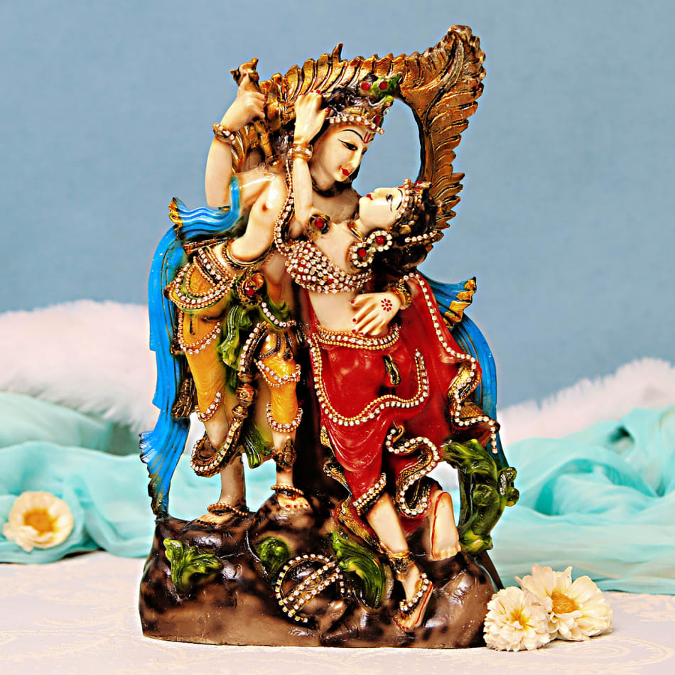 Beautiful Radha Krishna Idol: Gift/Send Home and Living Gifts ...