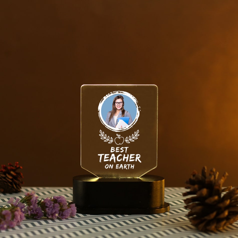 Jade Apple Teacher Award Plaque