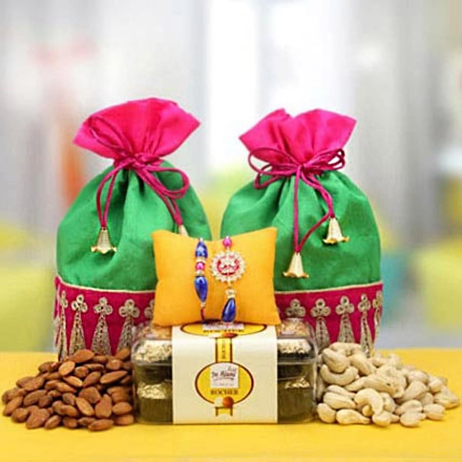 Webelkart Premium Combo of Rakhi Gift for Brother and Bhabhi and Kids