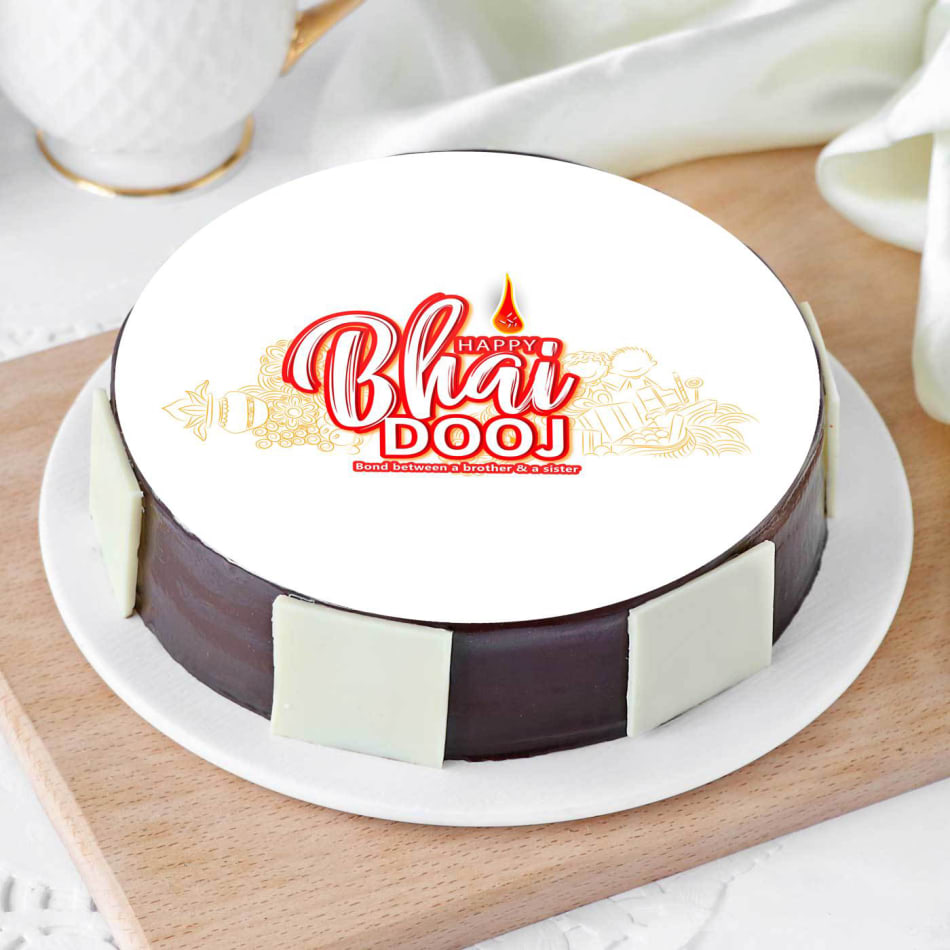 ❤️ Chocolate Birthday Cake For Bade Bhai