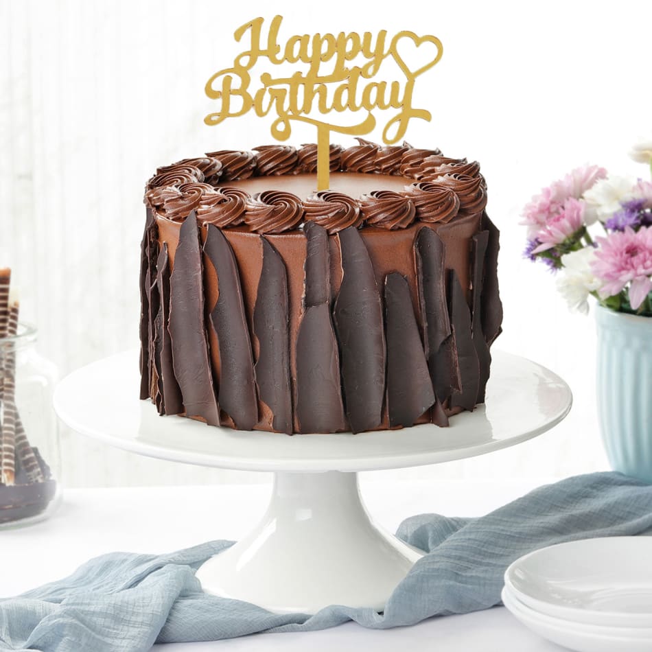 Buy The Cake Zone Fresh Cake - Dark Chocolate 500 gm Online at Best Price.  of Rs null - bigbasket