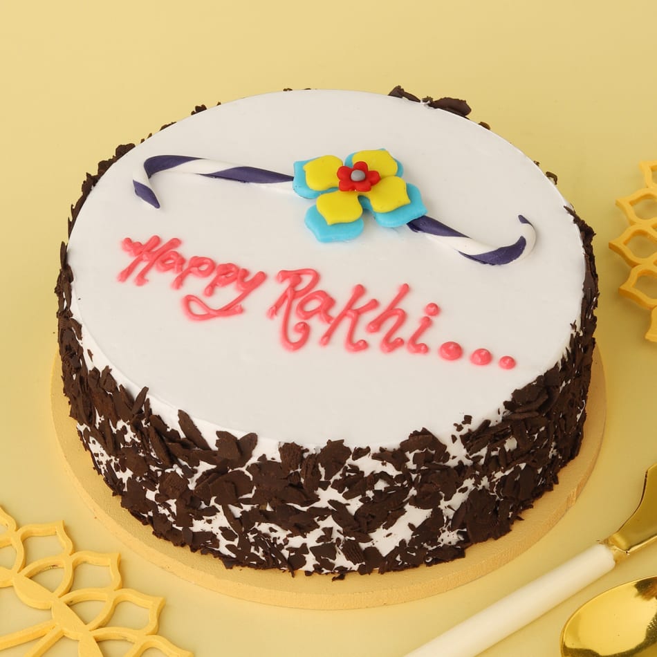 Scrumptious Butterscotch Cake for Rakhi: Gift/Send Single Pages Gifts  Online JVS1185990 |IGP.com