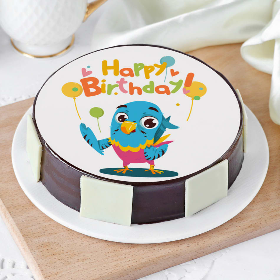 Send Online 1kg Angry Bird Cake Order Delivery | flowercakengifts