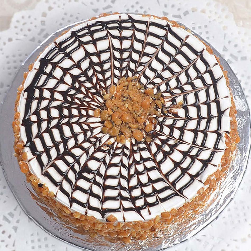 Eggless Butterscotch Delight Cake | Cake | Buy Designer Cakes Online,  Cartoon Cakes | Floralis