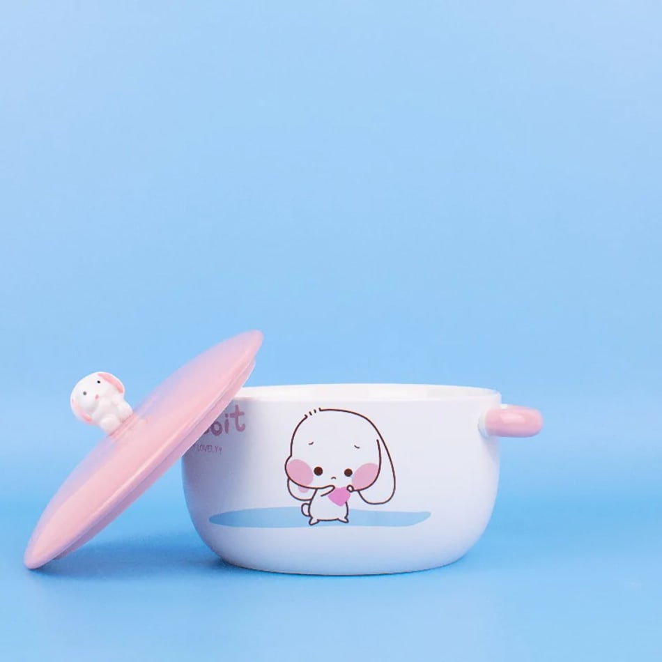 Buy/Send Casserole With Cute Rabbit Lid Single Piece Online