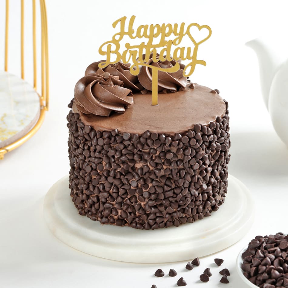 Send delivery of chocolate loaded cake cake is 1 kg in chocolate truffle  flavor | Giftmajik