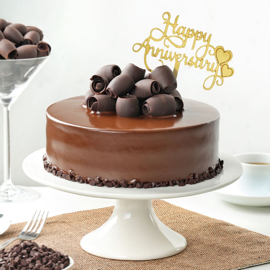 Anniversary chocolate cake discount