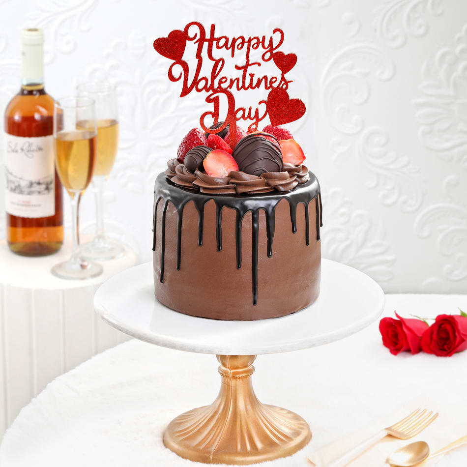 Valentine Standard Cake - Strawberry - Sweet LaLa's Bakery