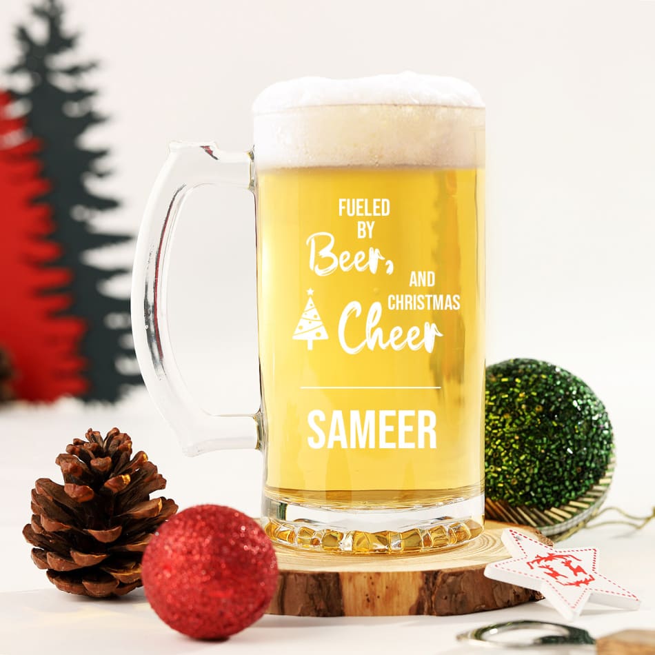 Amazon.com | Personalized Beer Glass, Custom Alcohol Gifts for Beer Lovers,  Unique Birthday, Christmas Gifts for Dad, Uncle, Husband, Boyfriend, with  Initial J: Beer Glasses