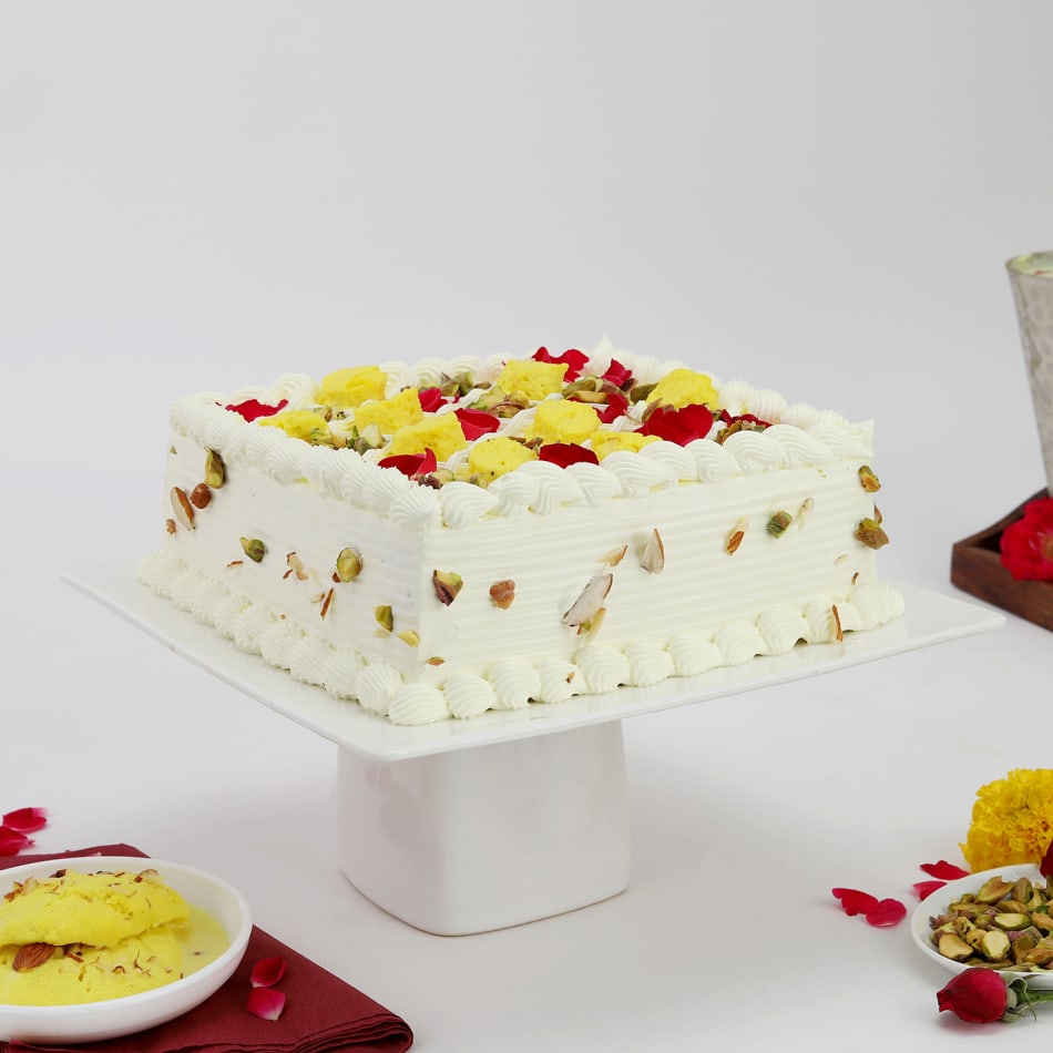 Rasmalai Cake Recipe | Eggless Rasmalai Cake without oven - nams corner