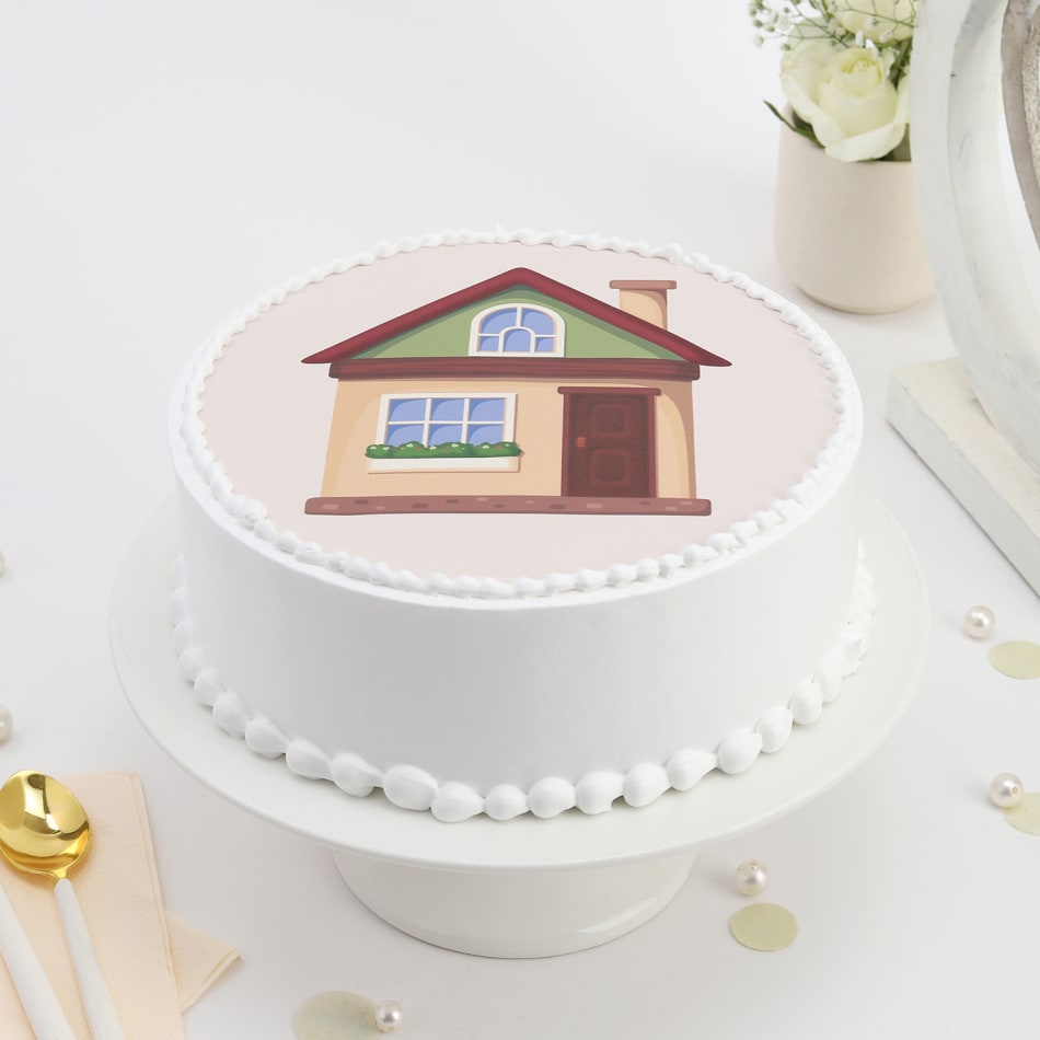 Home inauguration cake decorating || how to make home cake decorating |#  newhome #Inauguration - YouTube