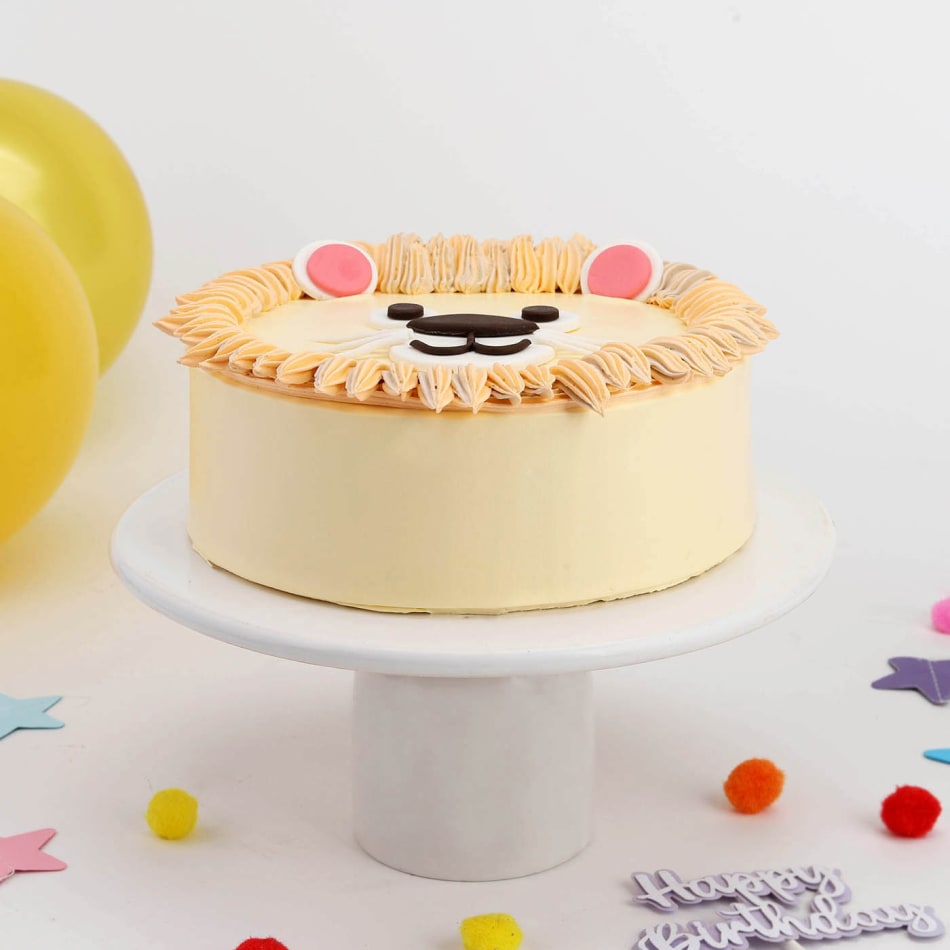 Animal Face Layer Cake - Classy Girl Cupcakes
