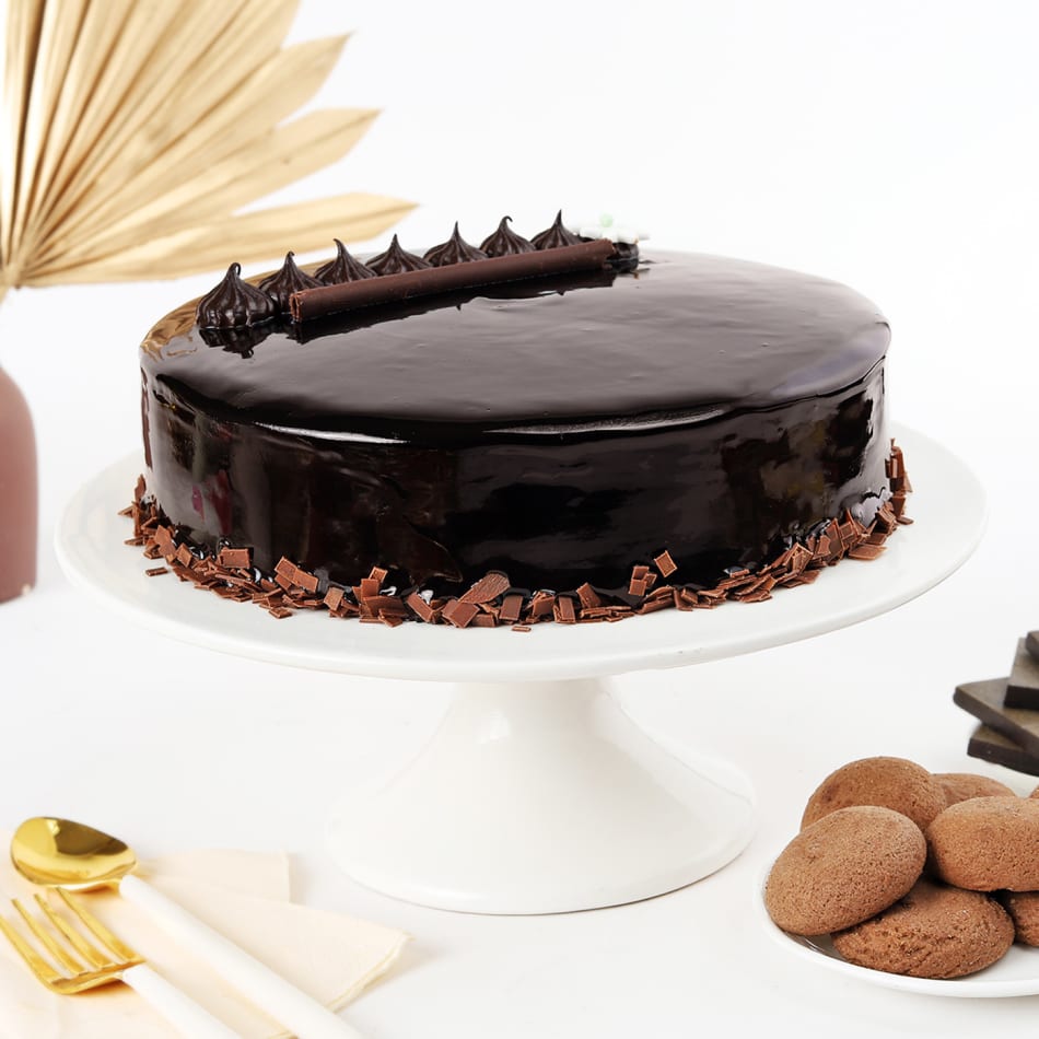 Birthday Rich Chocolate Truffle Cake from Berry N Blossom| Anniversary Rich Chocolate  Truffle Cake from Berry N Blossom|