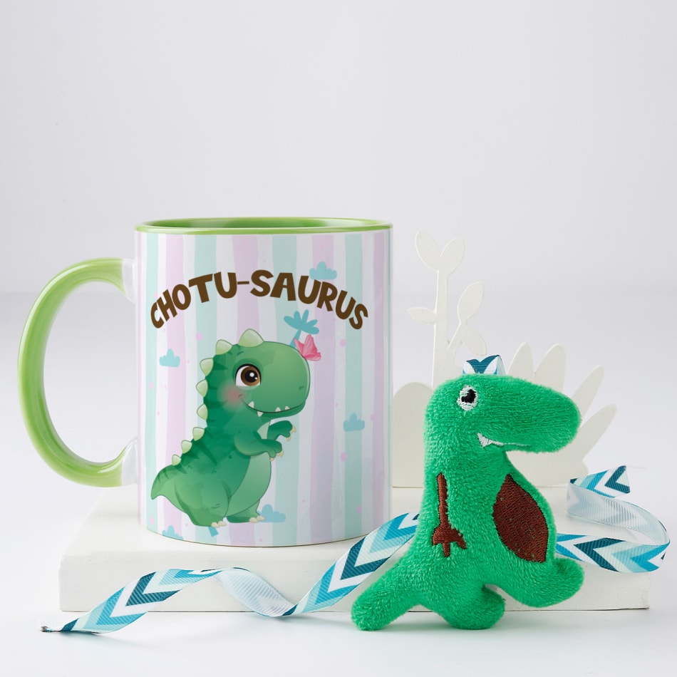 Dinosaur Cup | Kids Personalised Cup | Tiger Lily Prints