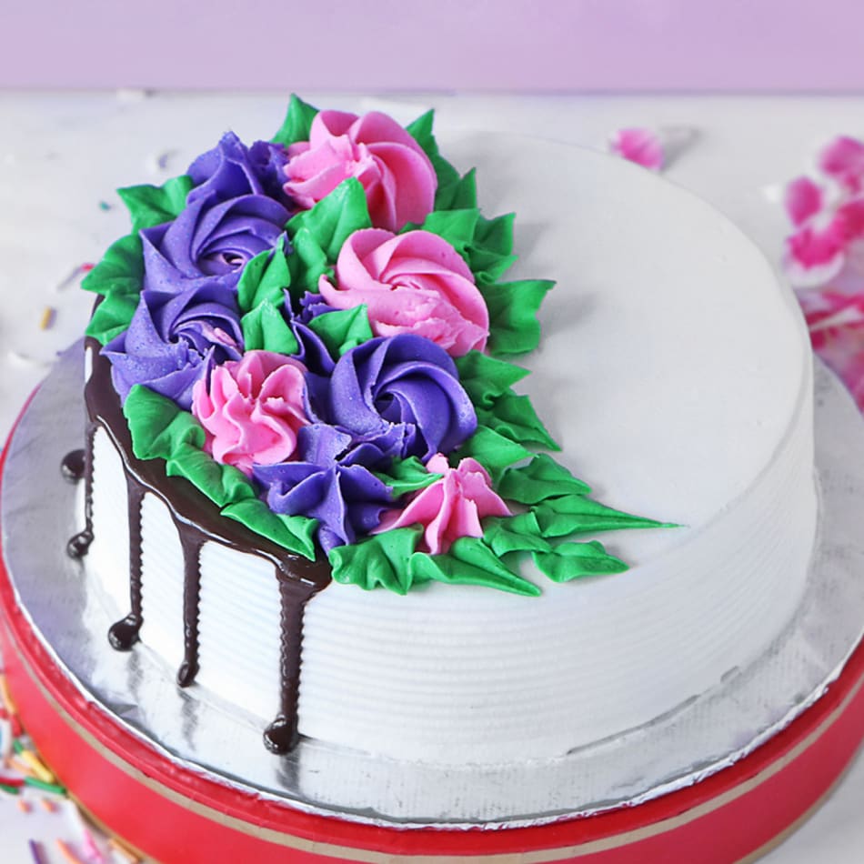 Order Irresistibly Cheerful Chocolate Cake Online, Price Rs.695 | FlowerAura