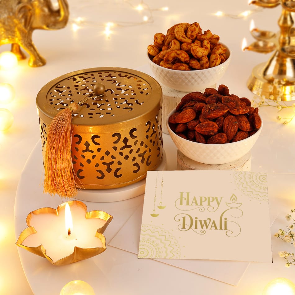 Shine Bright Personalized LED Lamp: Gift/Send Diwali Gifts Online  JVS1188622 |IGP.com