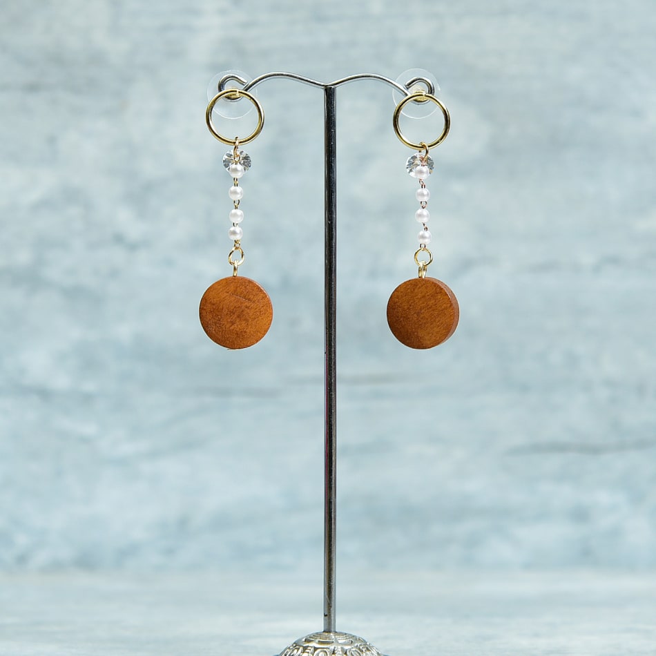 p fancy wood pearl and crystal earrings 81825 1