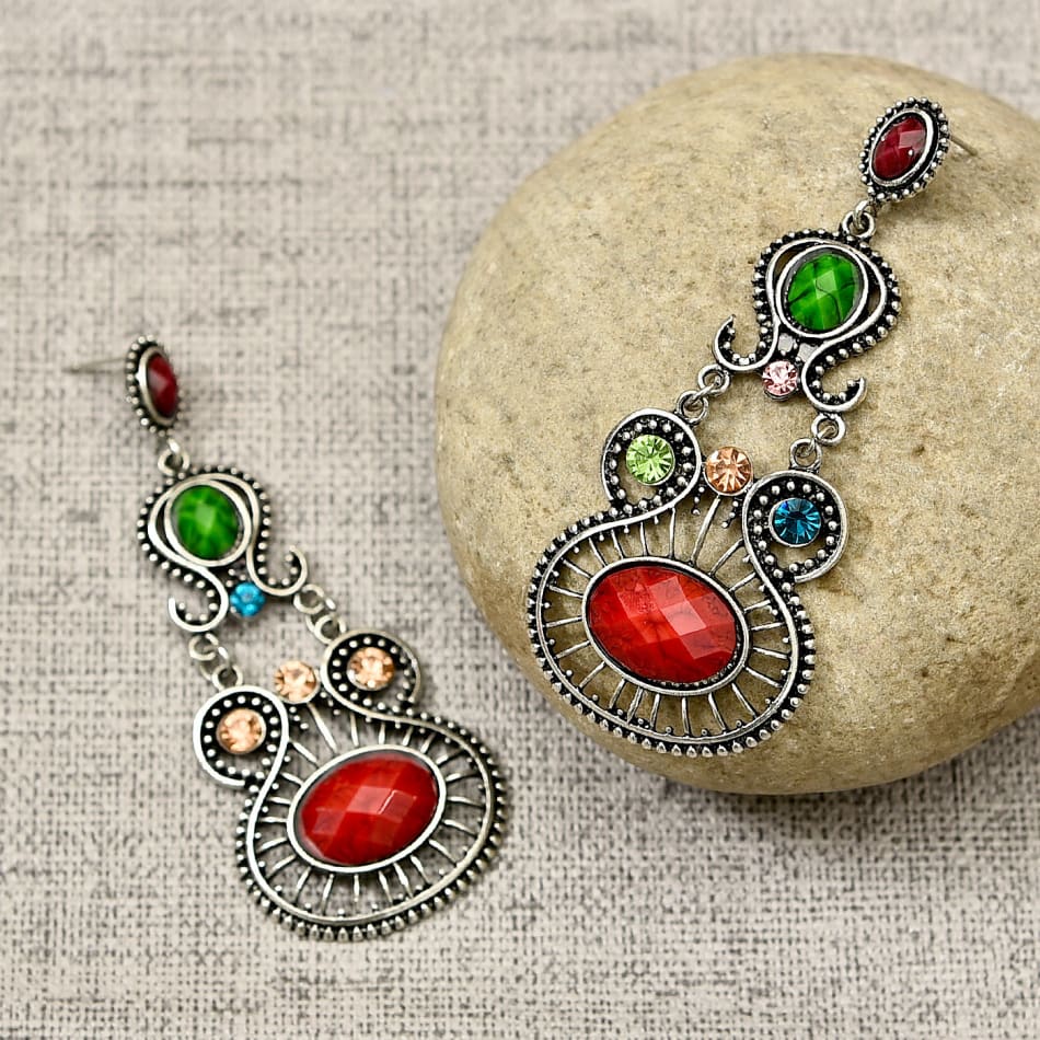 Antique Beauty Earrings: Gift/Send Jewellery Gifts Online JVS1196724 |IGP. com