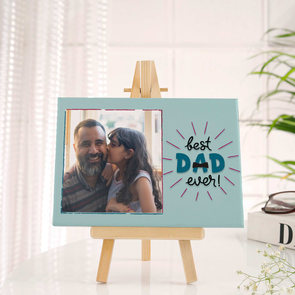 Sympathy Gift For Loss Of Dad Canvas Personalized Wall Art - Oh Canvas
