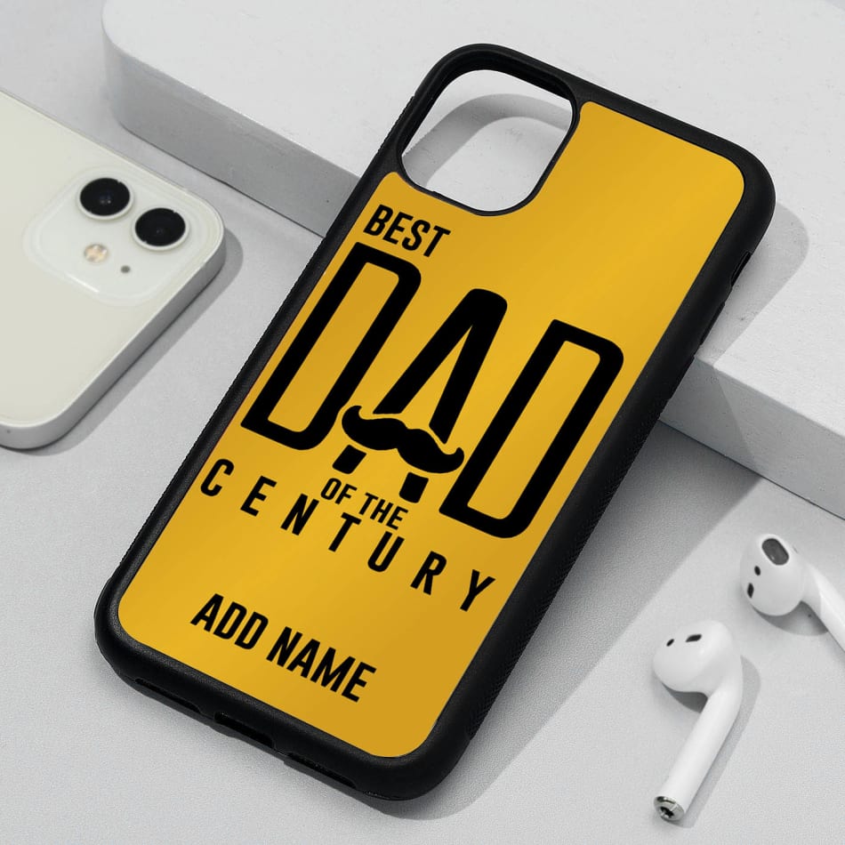 Father s Day Personalized Dad Of The Century Phone Cover Gift