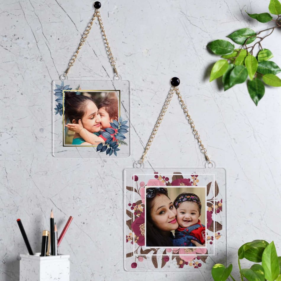 Plan To Gift Happy Birthday Frame with 11 Photos Customized Photo Frame  with Name Collage |