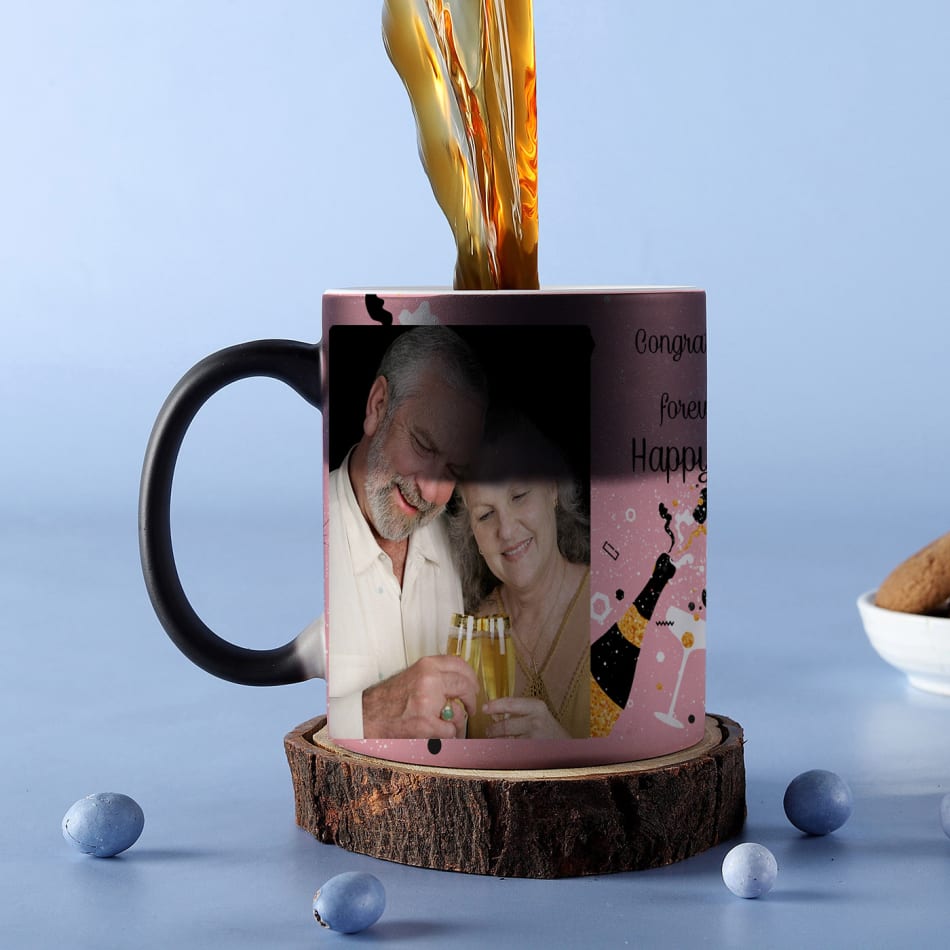 Forever Young Couple Anniversary Magic Mug